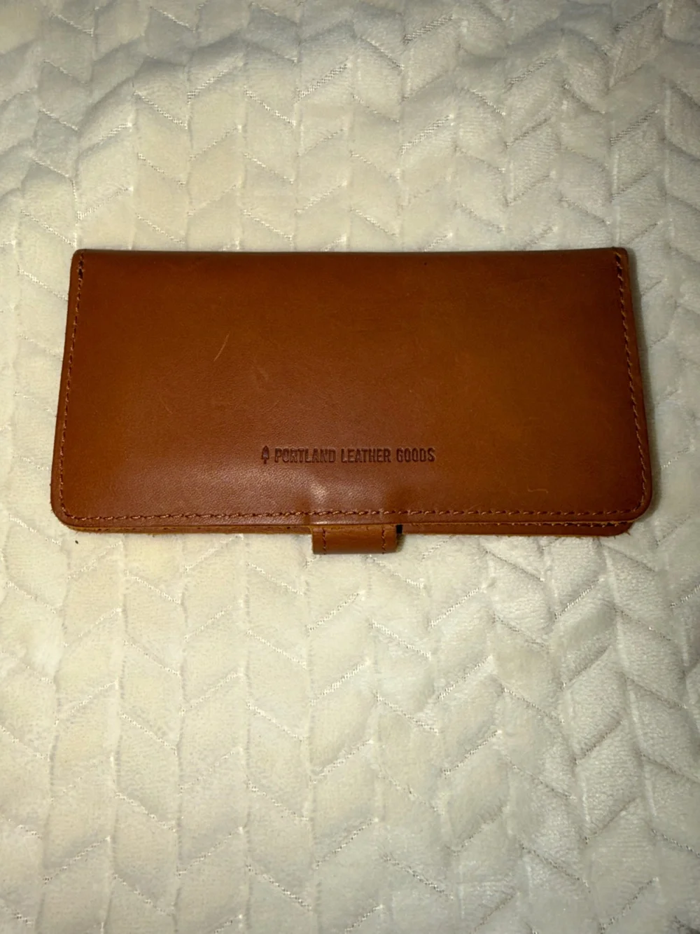 Portland Leather Goods Bi-Fold Wallet Honey